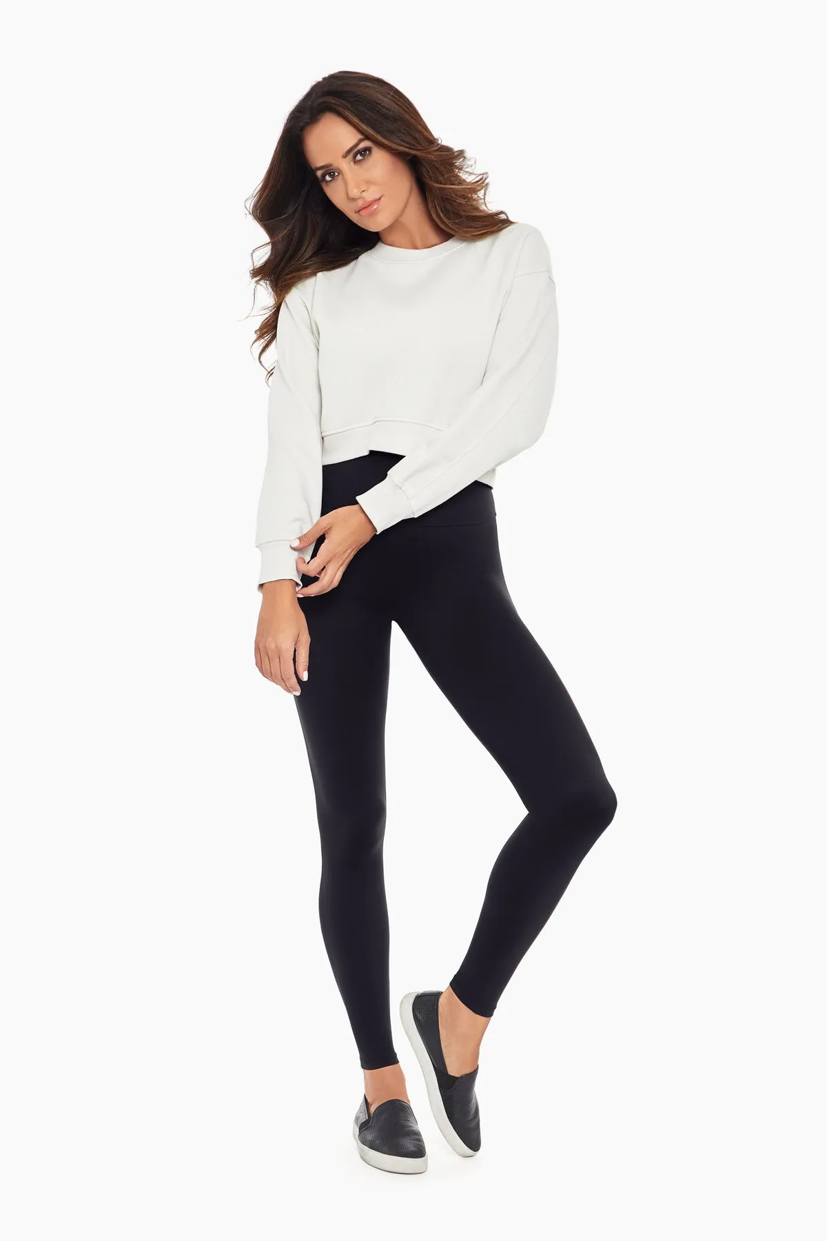 Athleisure Legging in Deep Black sold by Miraclesuit