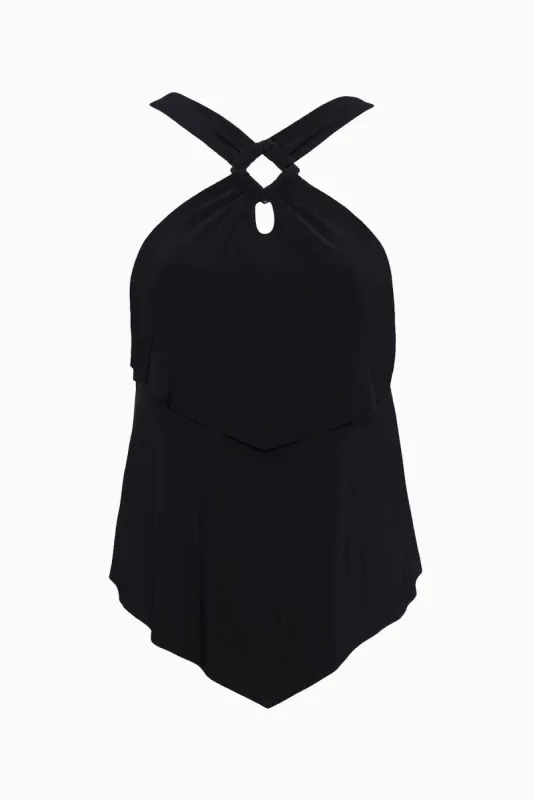 Square Cut Carolina Wire-Free Tankini Set sold by Miraclesuit