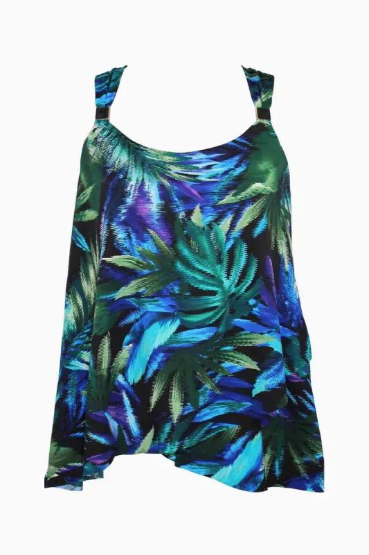 Plus Size Useppa Dazzle Tankini Top sold by Miraclesuit
