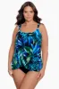 Plus Size Useppa Dazzle Tankini Top sold by Miraclesuit