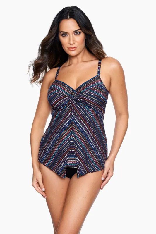 Love Knot Tankini Top in Shimmer Links sold by Miraclesuit