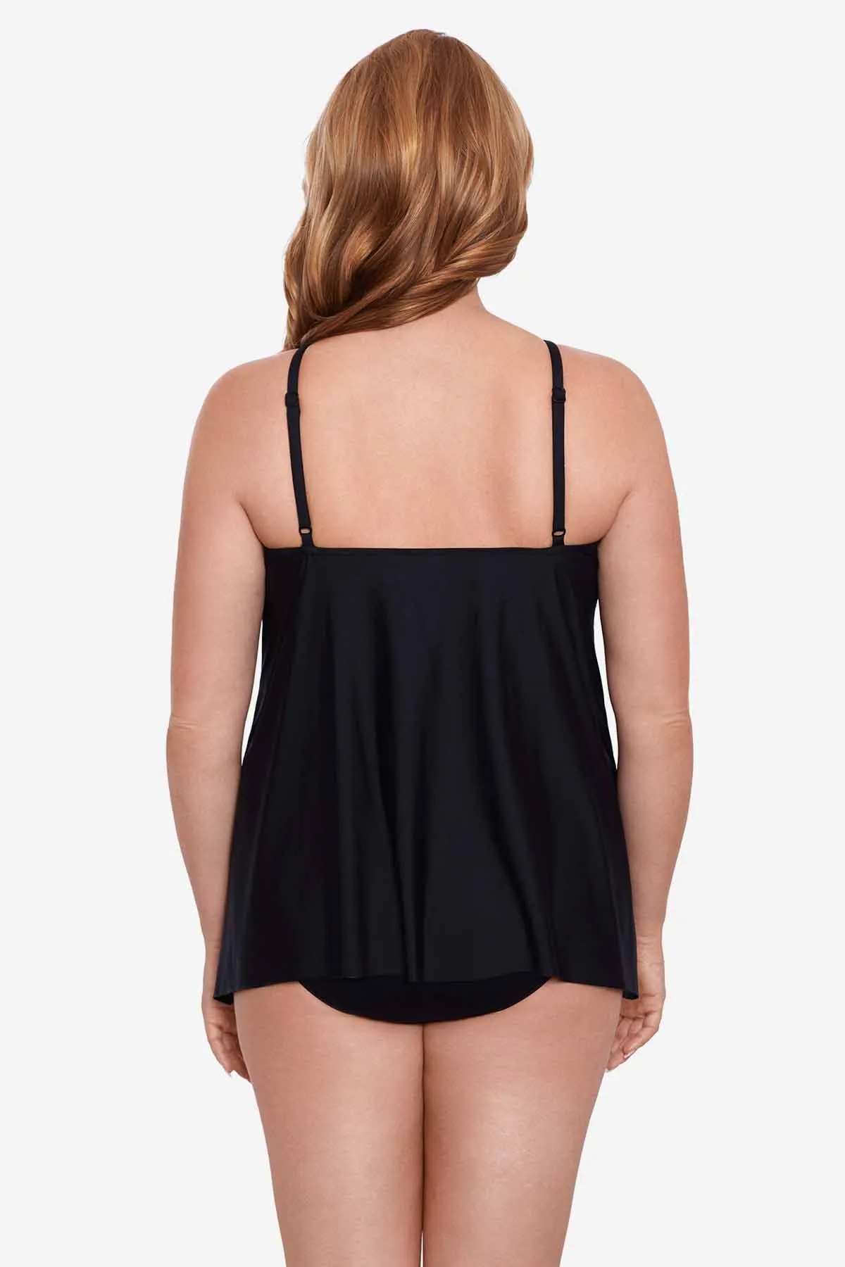 Plus Size Peephole Tankini Top in Precioso sold by Miraclesuit product image thumbnail 3