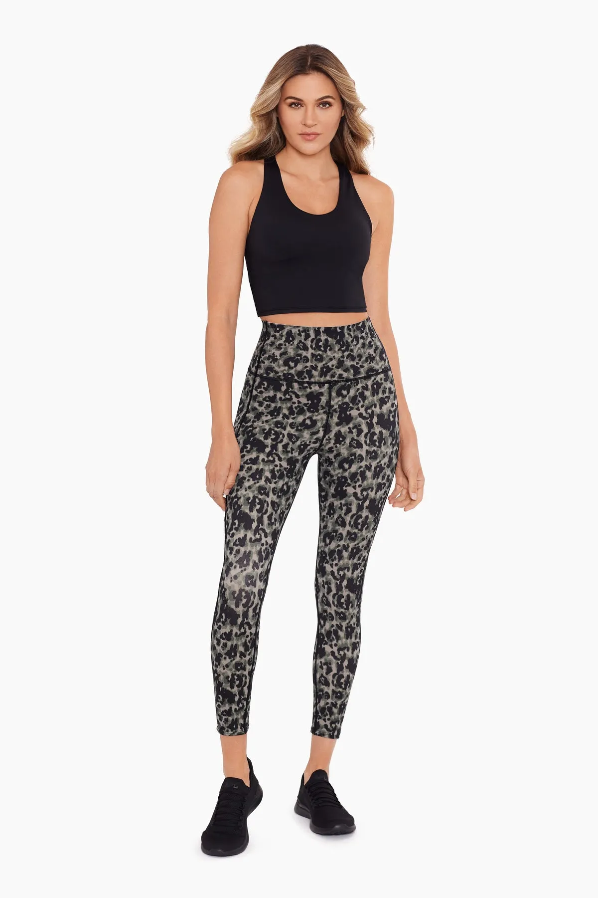 Tummy Control Performance Leggings in Tortoise Shell sold by Miraclesuit