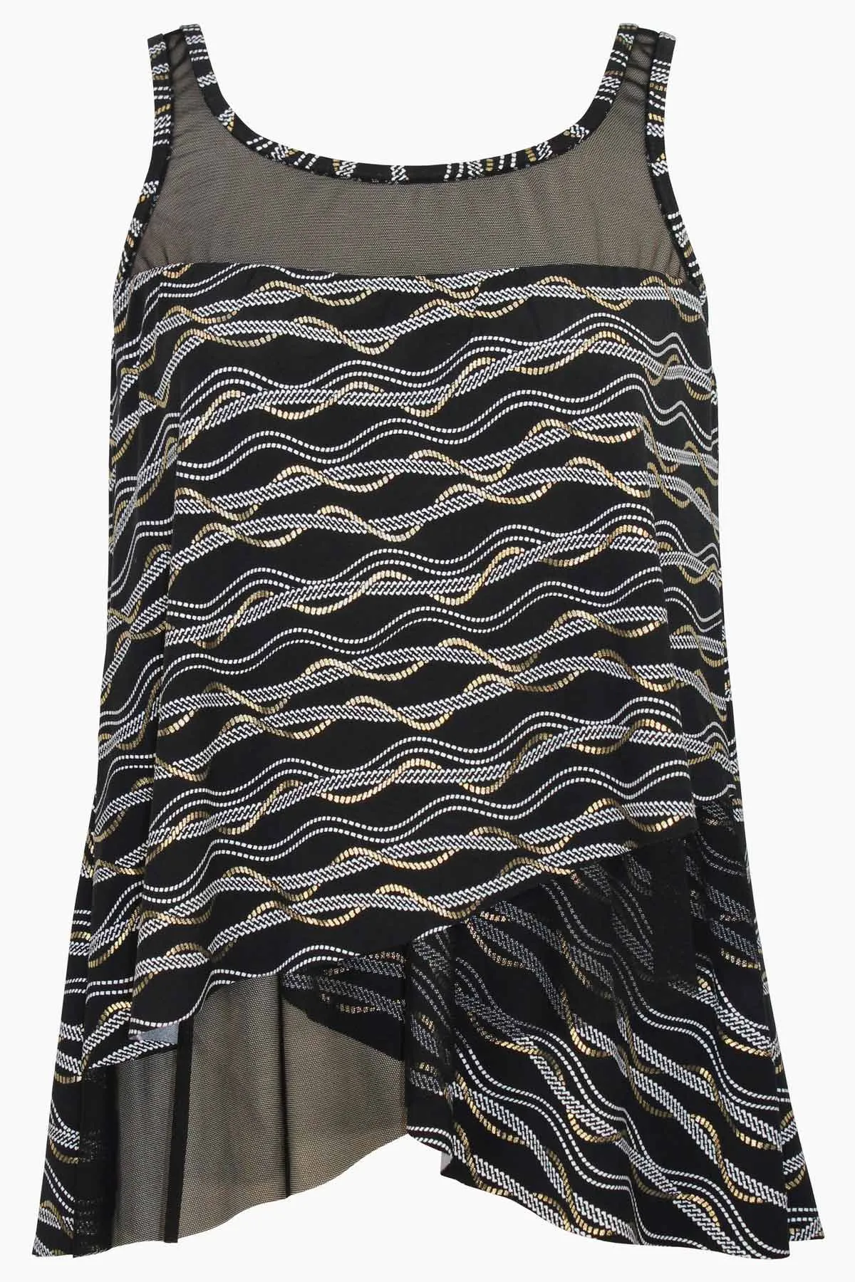 DD-Cup Mirage Tankini Top in Linked In sold by Miraclesuit product image thumbnail 4