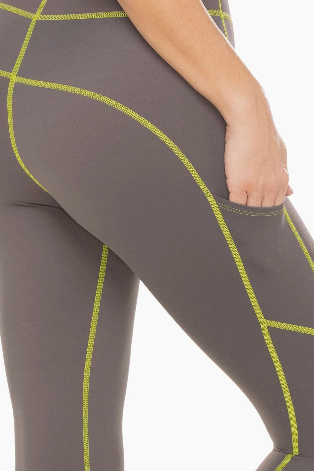 Tummy Control Performance Leggings in Pavement sold by Miraclesuit product image thumbnail 5
