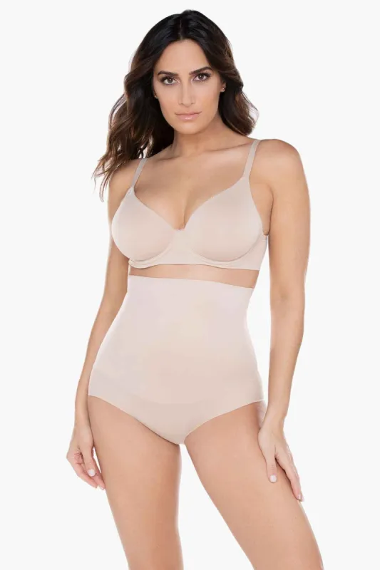 Comfy Curves Hi Waist Brief Shapewear sold by Miraclesuit