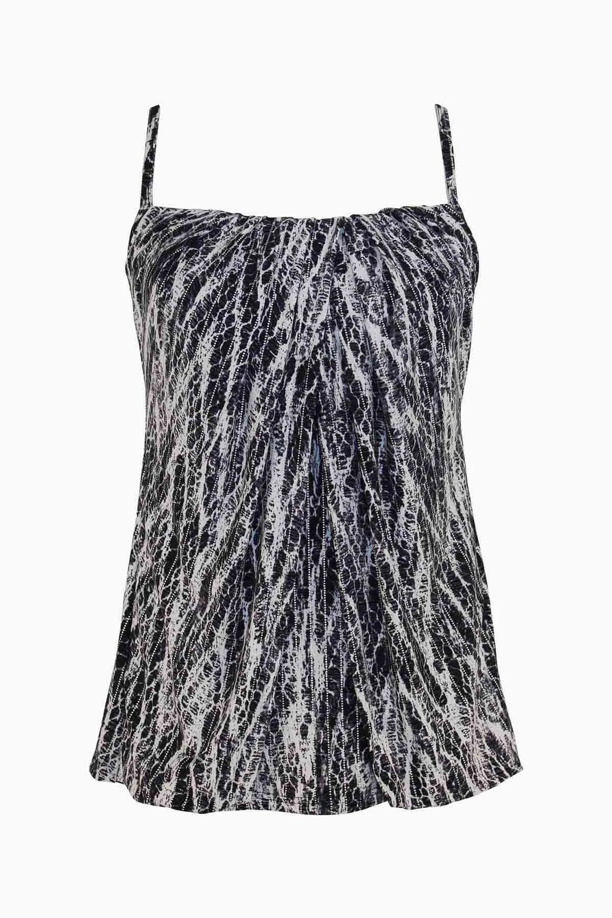 Chevron Python Jubilee Tankini Top sold by Miraclesuit