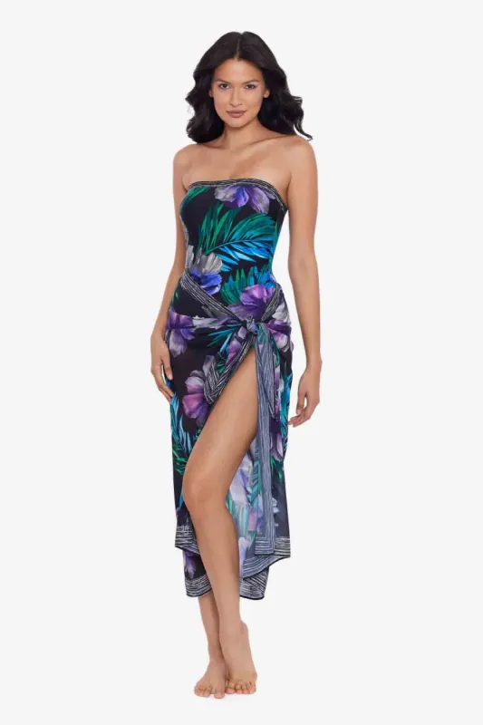 Scarf Pareo Cover Up in Flora Aura sold by Miraclesuit