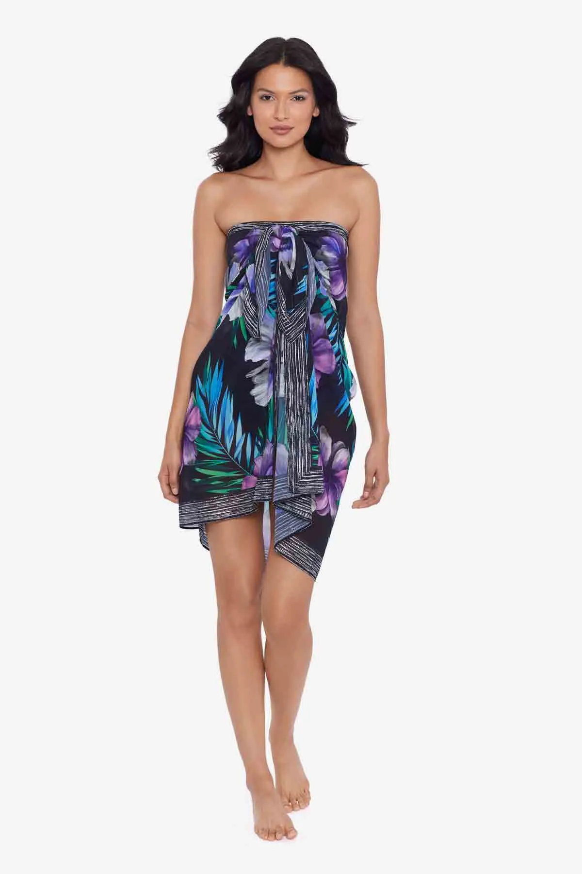 Scarf Pareo Cover Up in Flora Aura sold by Miraclesuit product image thumbnail 2