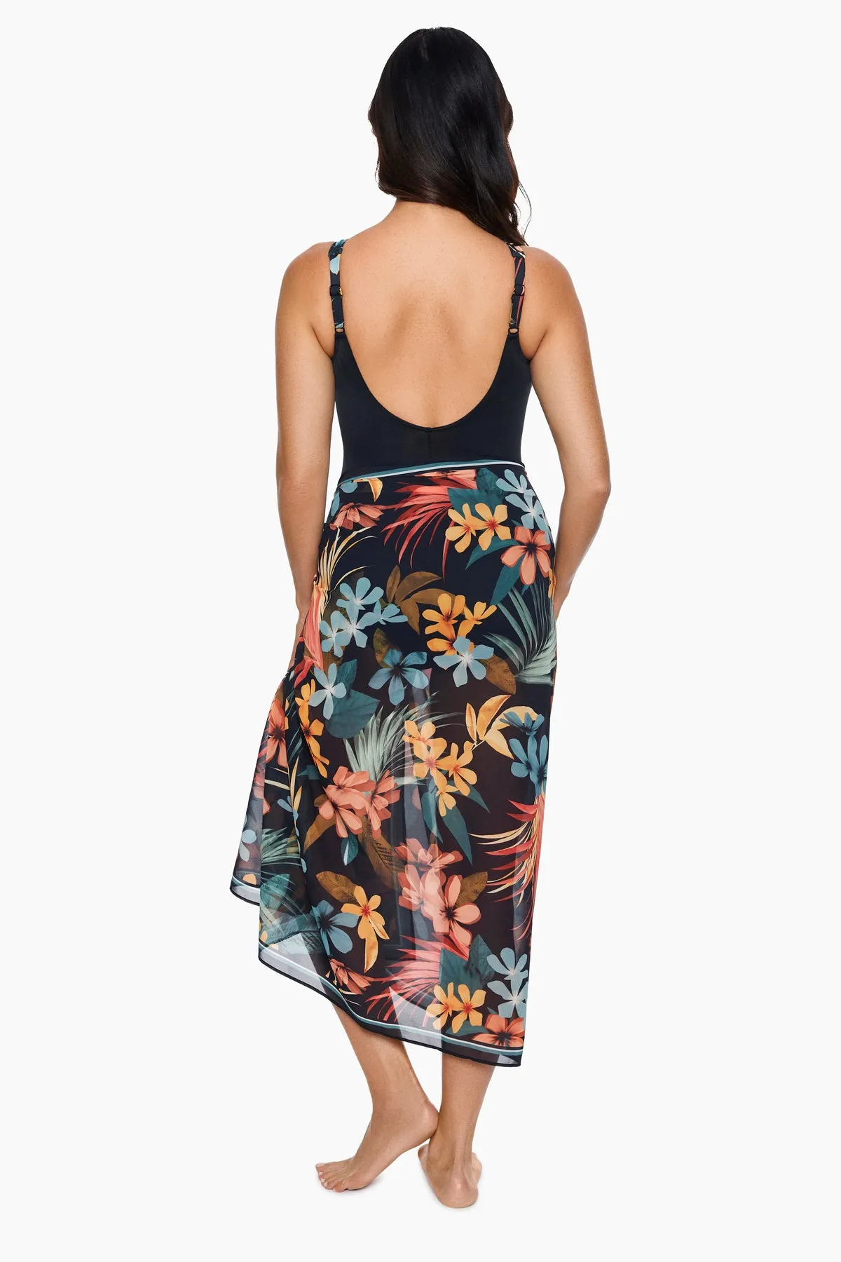 Plumeria Scarf Pareo Swim Cover Up sold by Miraclesuit product image thumbnail 3