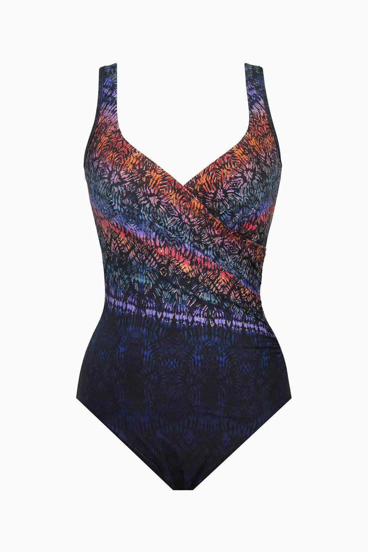 Tramonto Belle It's A Wrap One Piece Swimsuit sold by Miraclesuit
