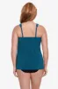 Plus Size Dazzle Tankini Top sold by Miraclesuit