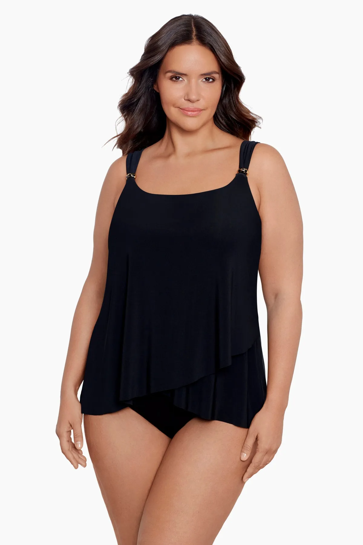 Plus Size Dazzle Tankini Top sold by Miraclesuit product image thumbnail 4