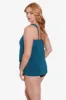 Plus Size Dazzle Tankini Top sold by Miraclesuit