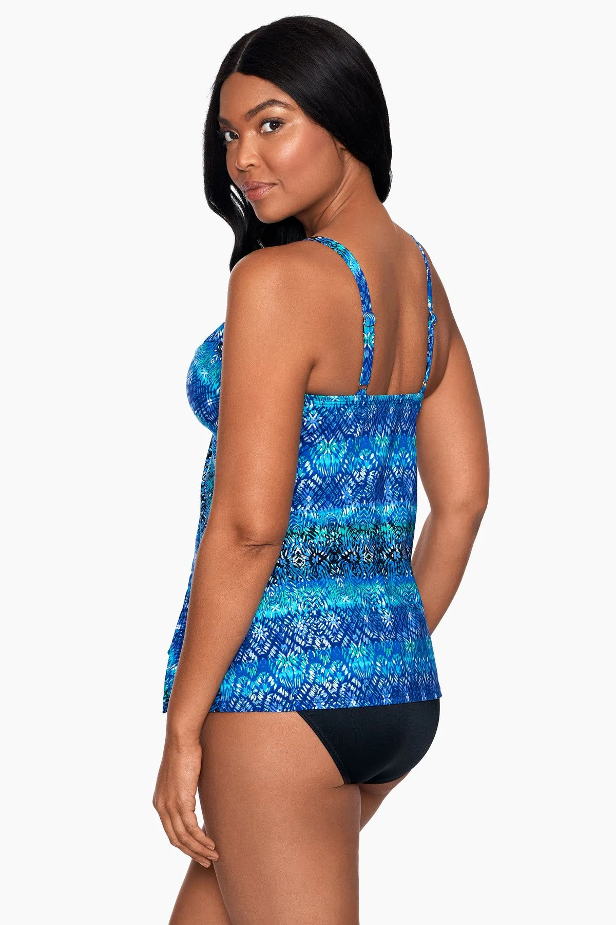 Love Knot Tankini Top in Blue Curacao sold by Miraclesuit product image thumbnail 2