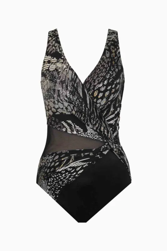 Lux Lynx Circe One Piece Swimsuit sold by Miraclesuit