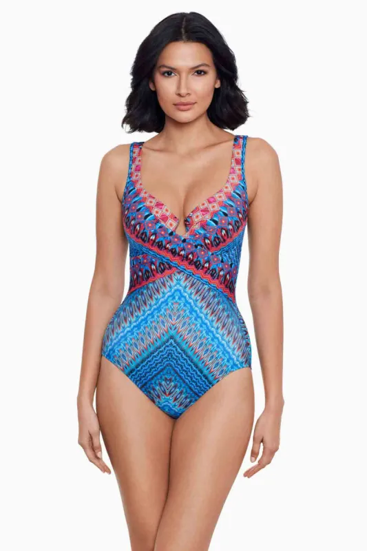 Criss Cross Escape One Piece in Casablanca sold by Miraclesuit