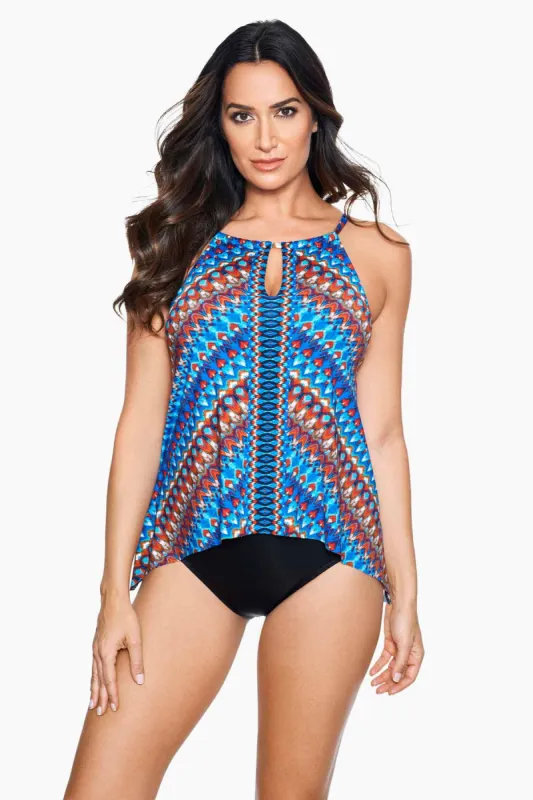 Peephole Tankini Top in Nepali sold by Miraclesuit