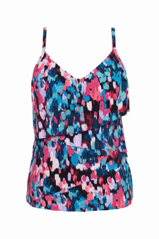 Chloe Tankini Top in Beachcombing sold by Miraclesuit