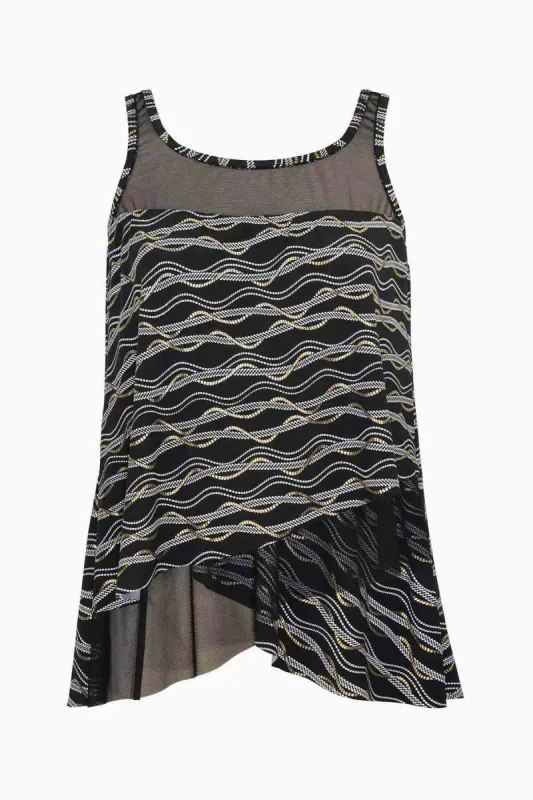 Linked In Mirage Tankini Set sold by Miraclesuit