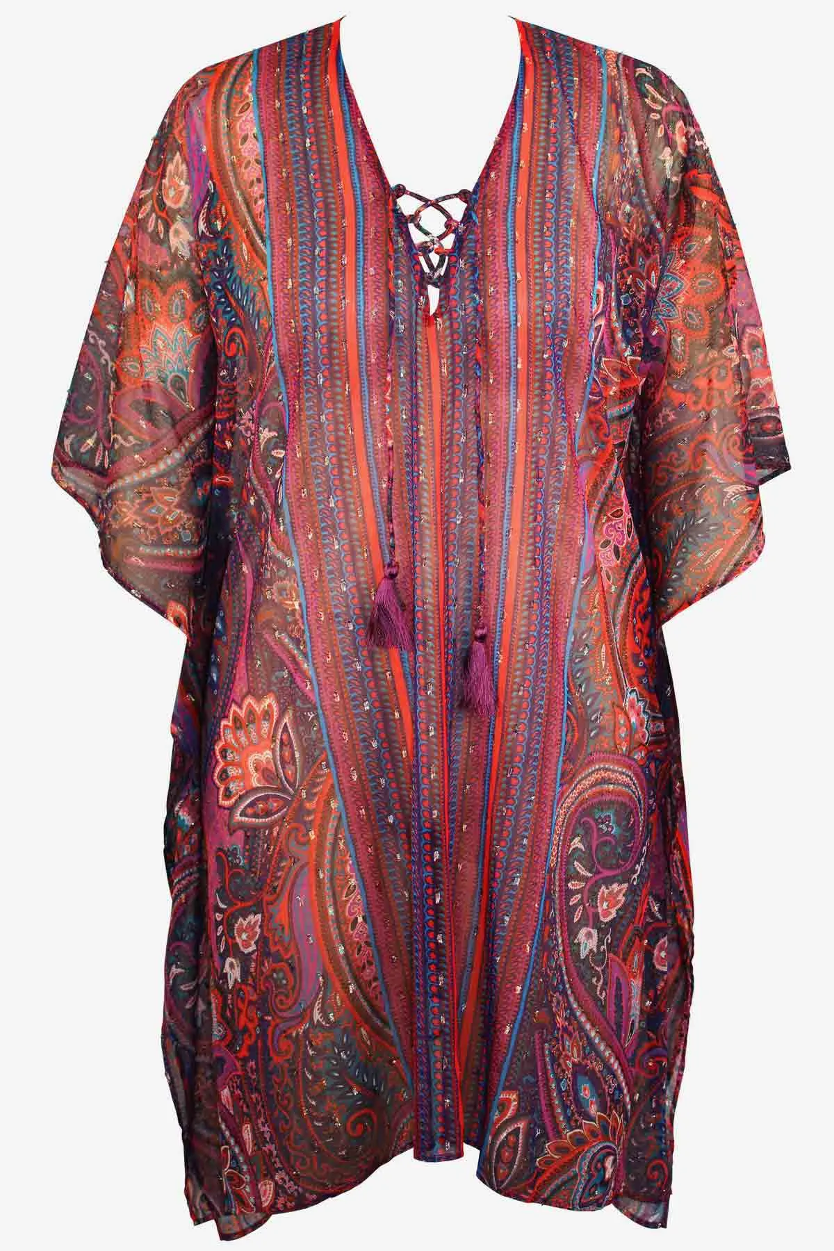 Caftan Cover Up in Dynasty sold by Miraclesuit product image thumbnail 4