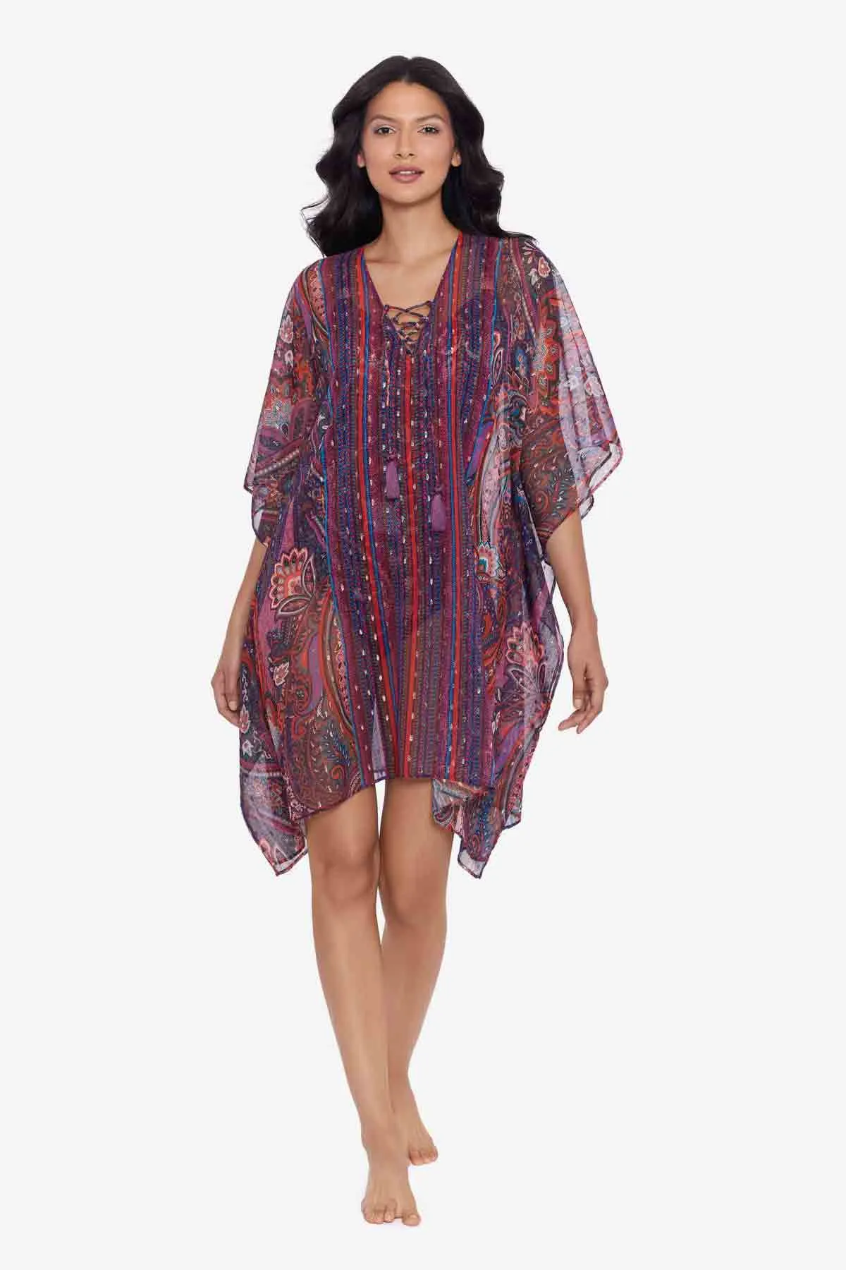 Caftan Cover Up in Dynasty sold by Miraclesuit