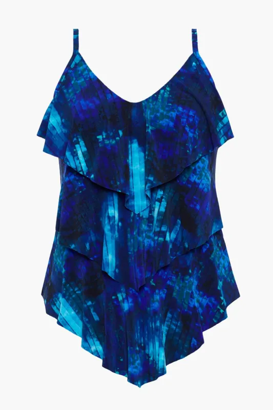 Hazy Daze Rita Tankini Top Set sold by Miraclesuit