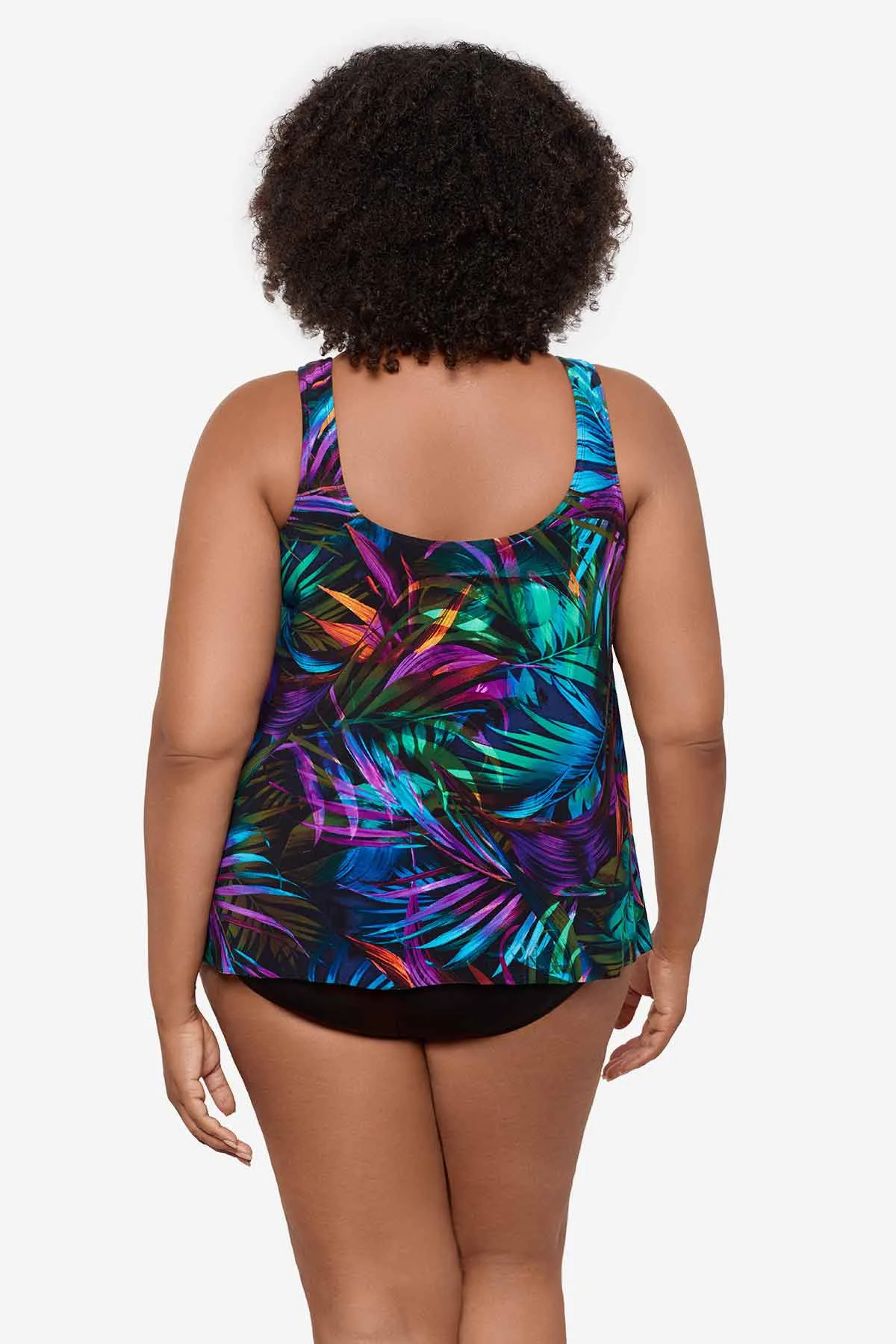 Plus Size Ursula Tankini Top in Palma Paradiso sold by Miraclesuit product image thumbnail 3