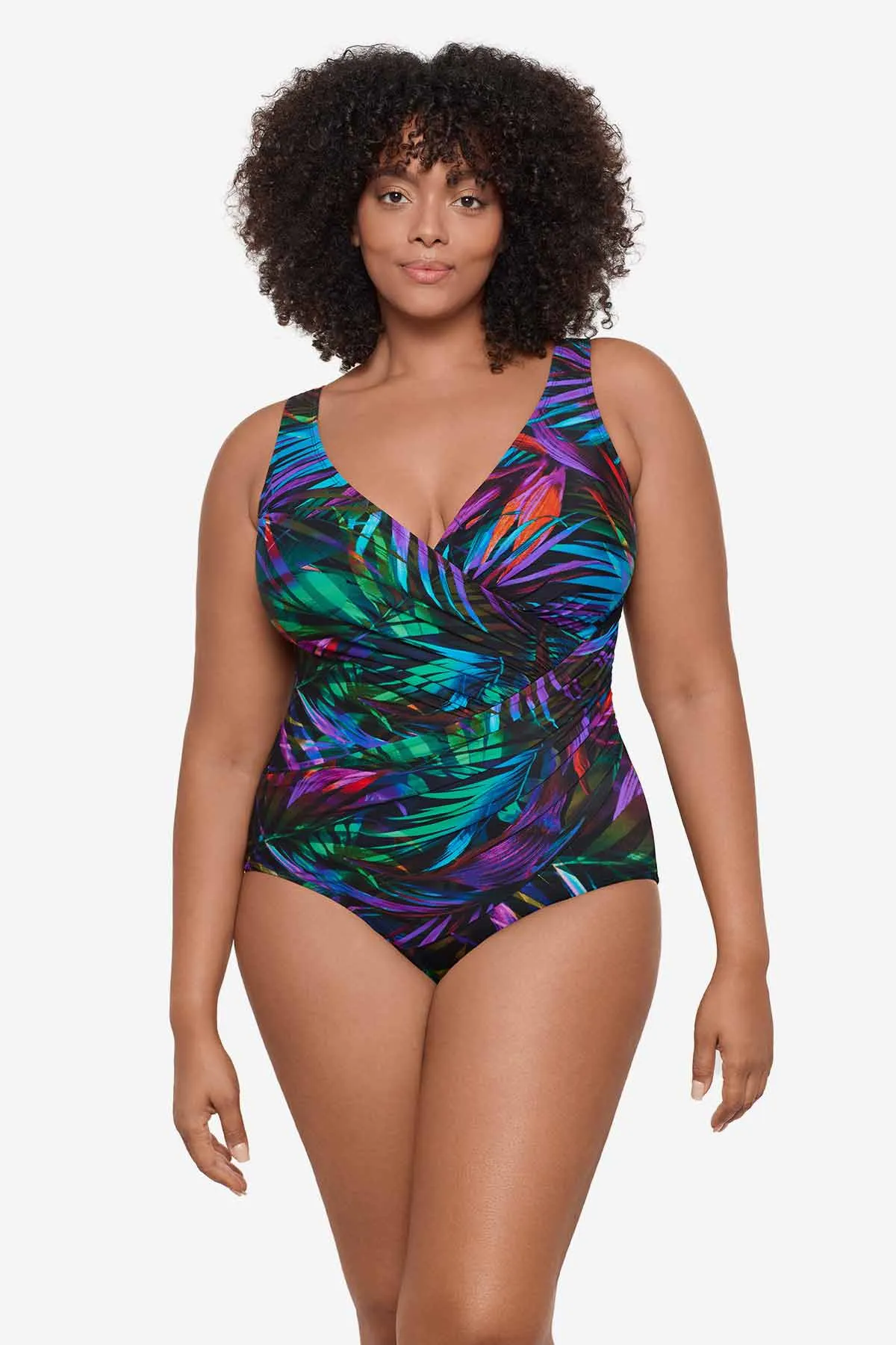 Plus Size Oceanus One Piece in Palma Paradiso sold by Miraclesuit