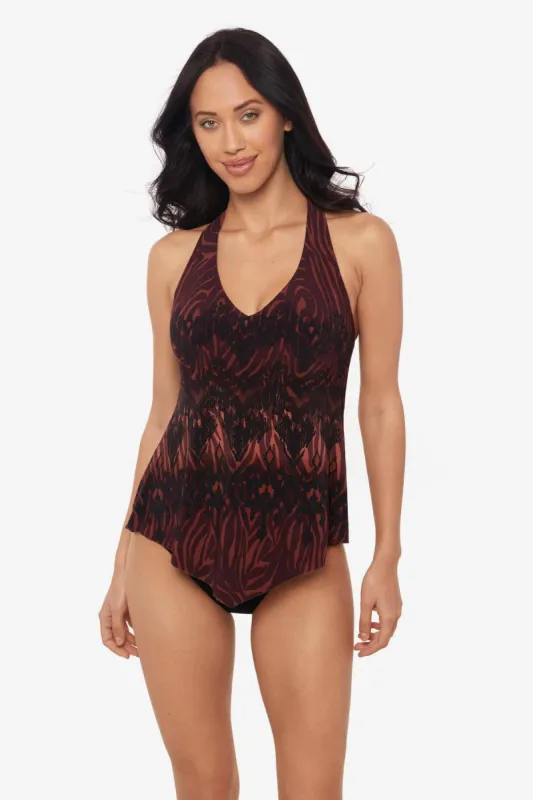 Taylor Tankini Top in Zabra sold by Miraclesuit