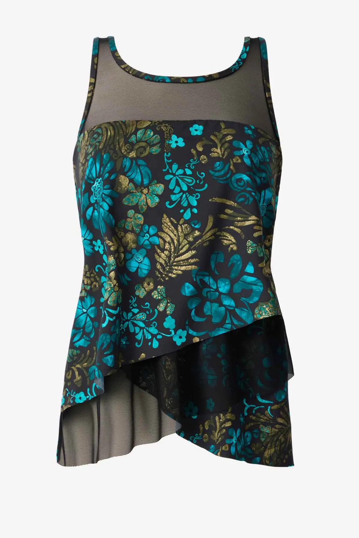 Mirage Tankini Top in Flor De Mare sold by Miraclesuit product image thumbnail 4