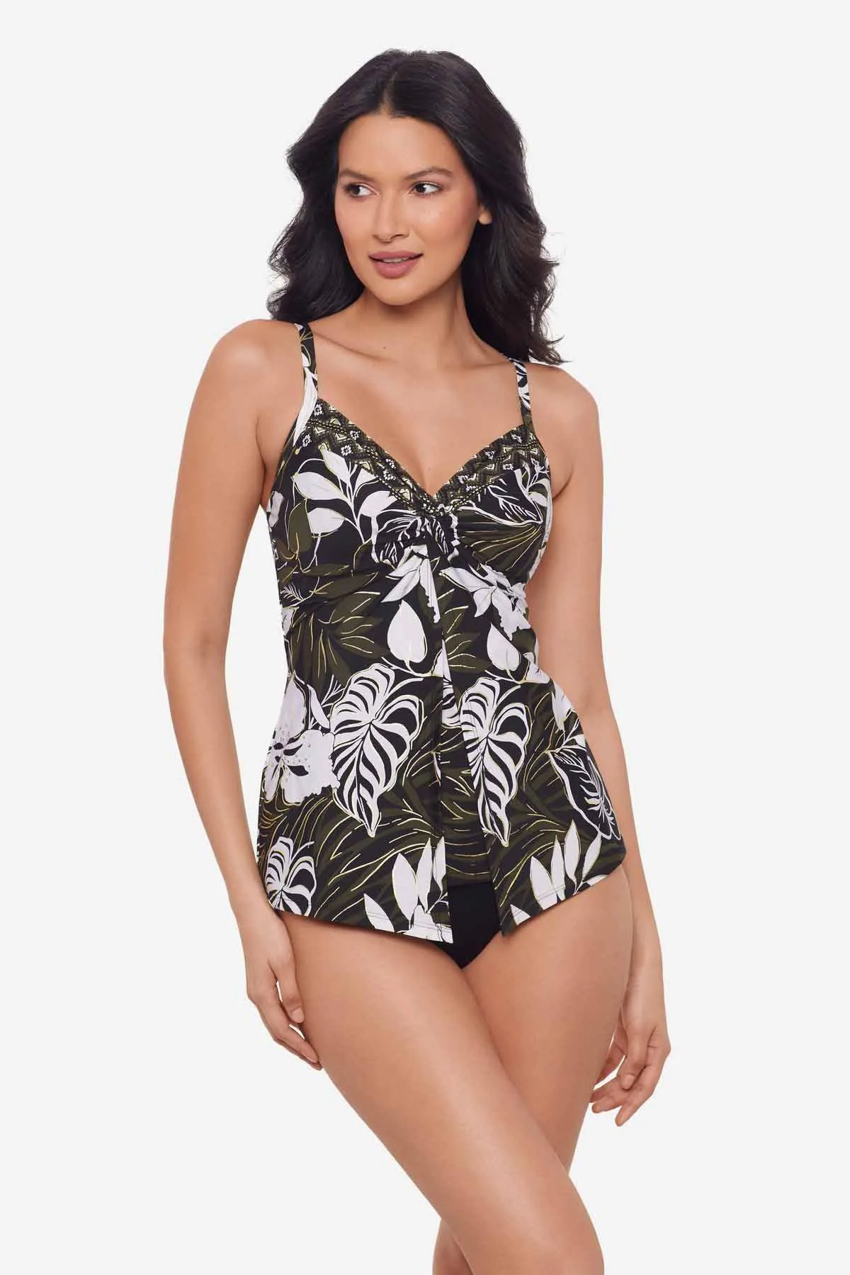 Love Knot Tankini Top in Elle Dorado sold by Miraclesuit