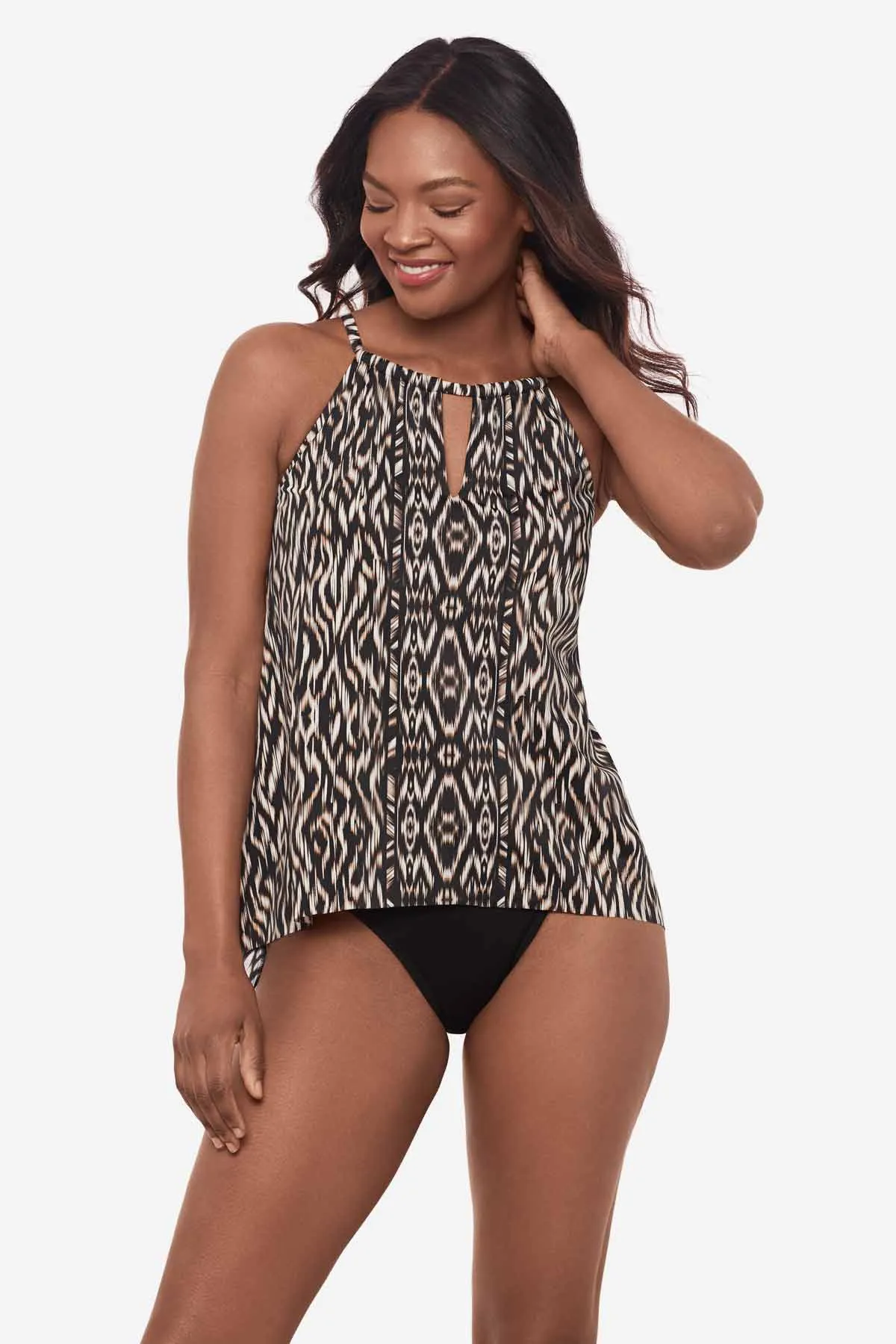 Peephole Tankini Top in Topkapi sold by Miraclesuit product image thumbnail 2