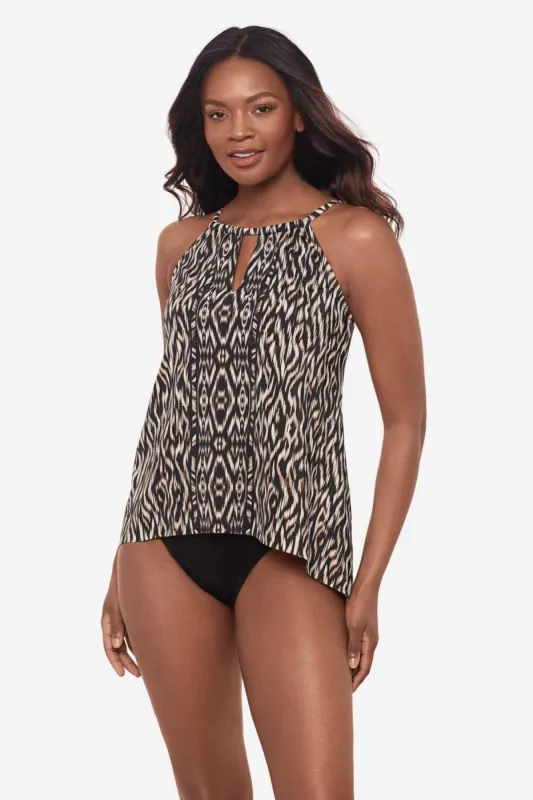 Peephole Tankini Top in Topkapi sold by Miraclesuit