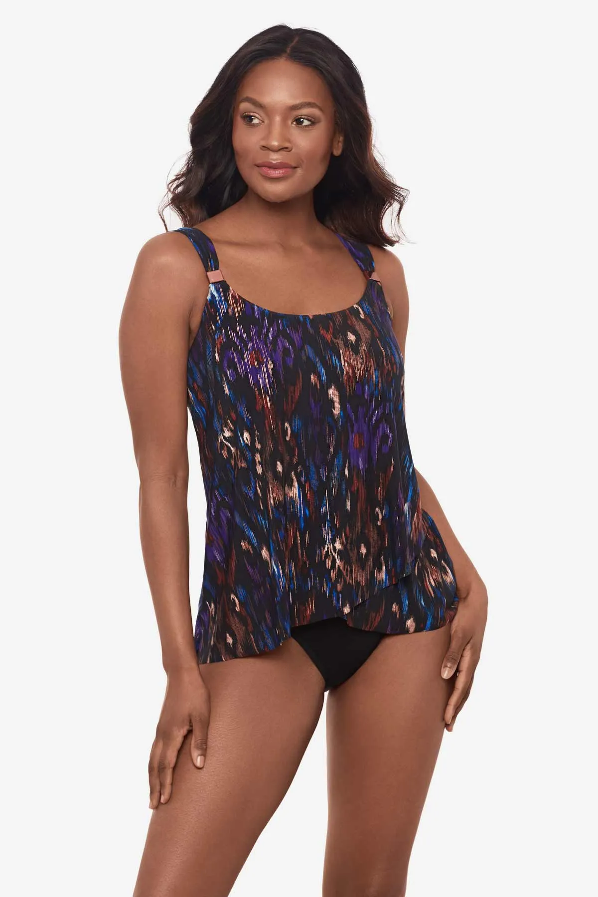 Dazzle Tankini Top in Tapiz sold by Miraclesuit