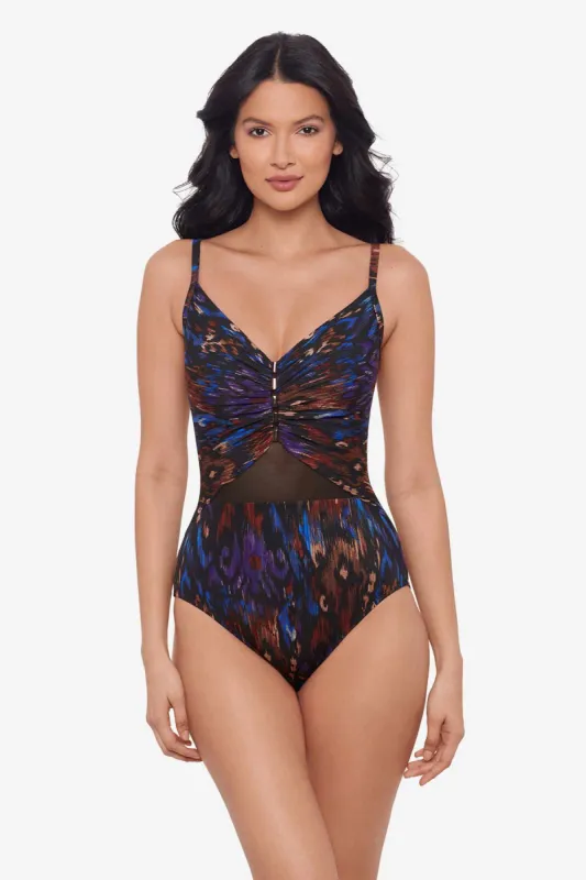 Mariposa One Piece in Tapiz sold by Miraclesuit