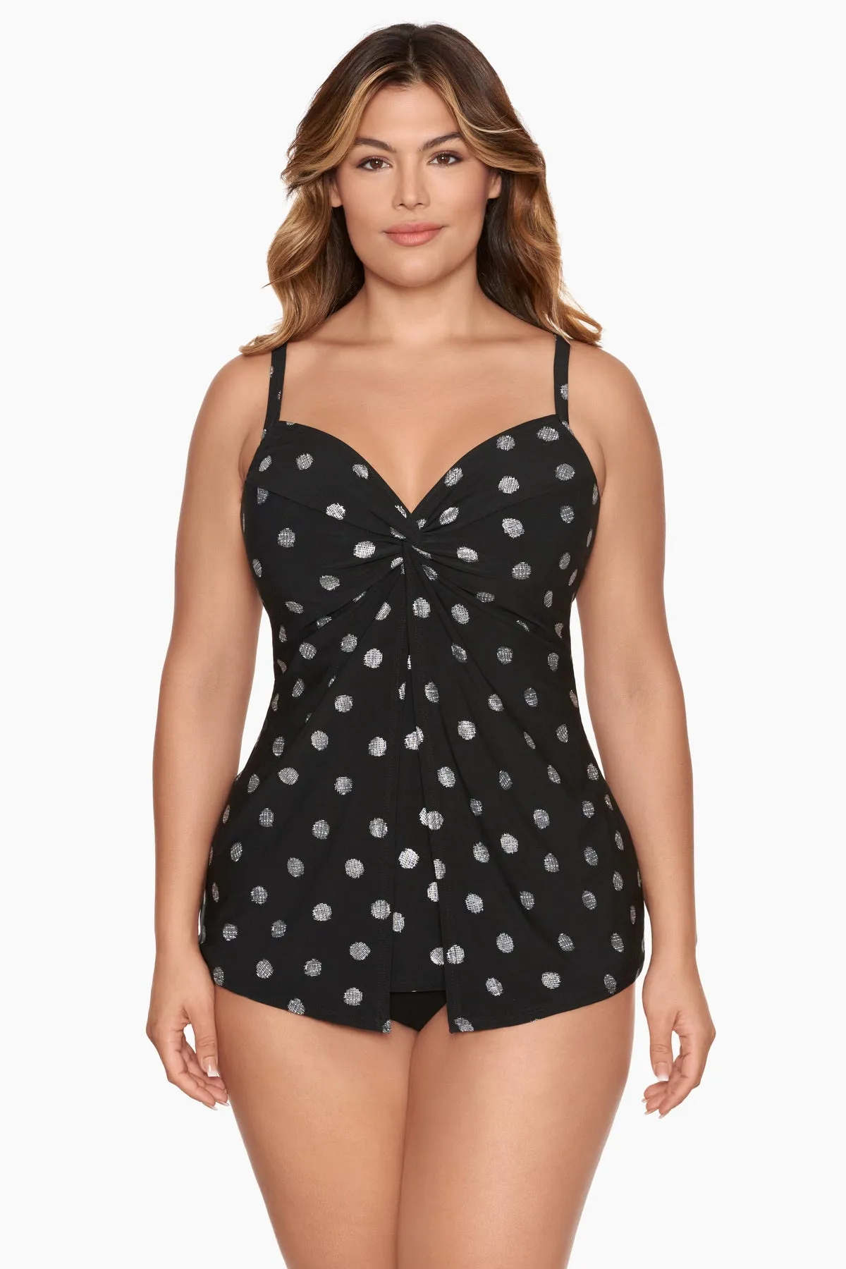 Plus Size Pizzelles Love Knot Tankini Set sold by Miraclesuit product image thumbnail 3