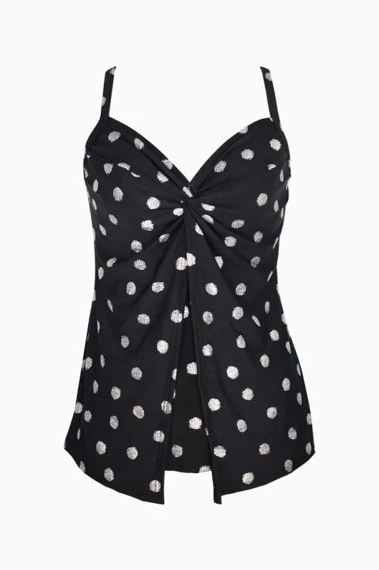Plus Size Pizzelles Love Knot Tankini Set sold by Miraclesuit