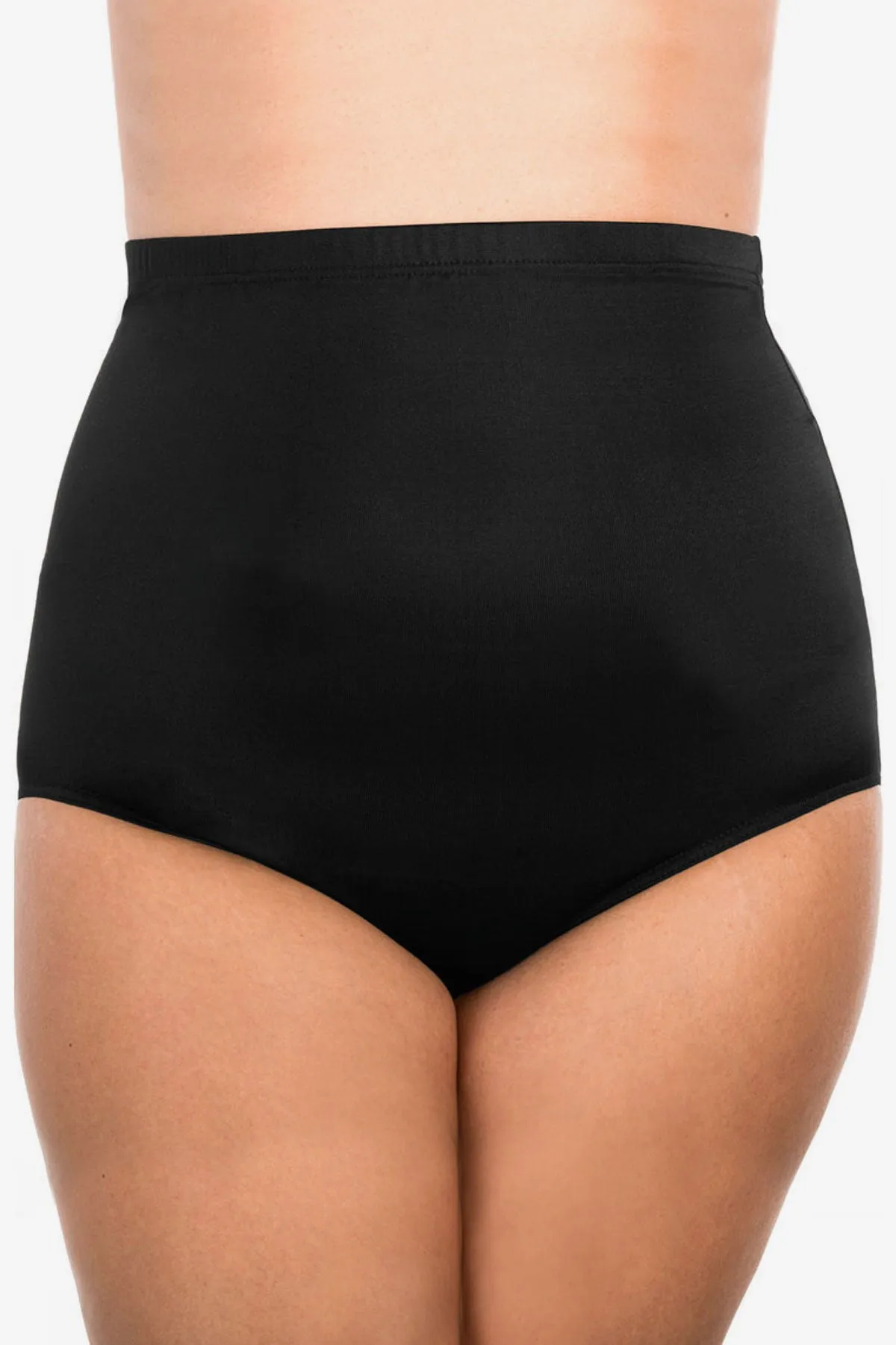 Plus Size High Waist Swim Bottom sold by Miraclesuit