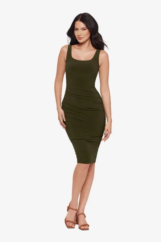 Suki Shaping Dress in Nori sold by Miraclesuit