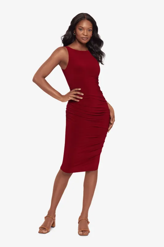 Regi Shaping Dress in Crimson sold by Miraclesuit
