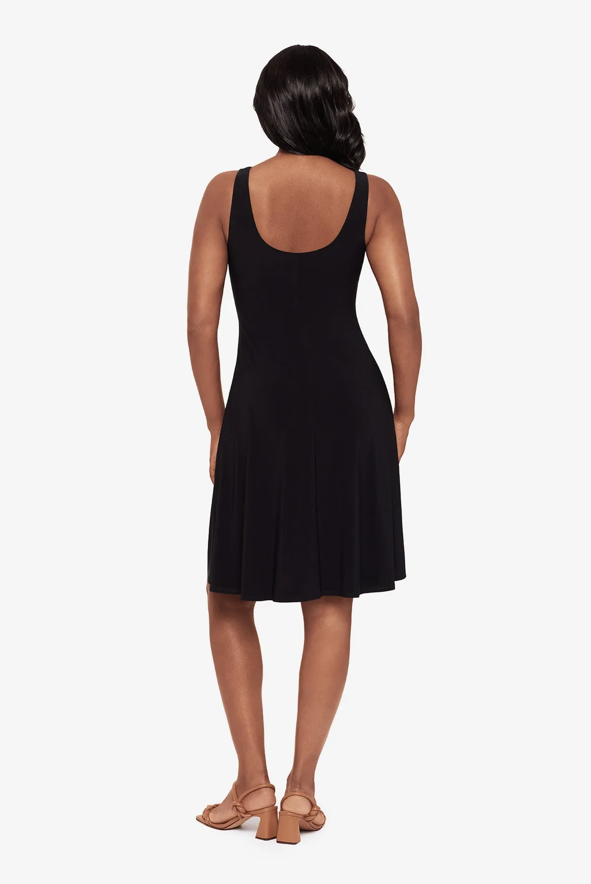 Remi Fit & Flair Shaping Dress in Black sold by Miraclesuit product image thumbnail 4