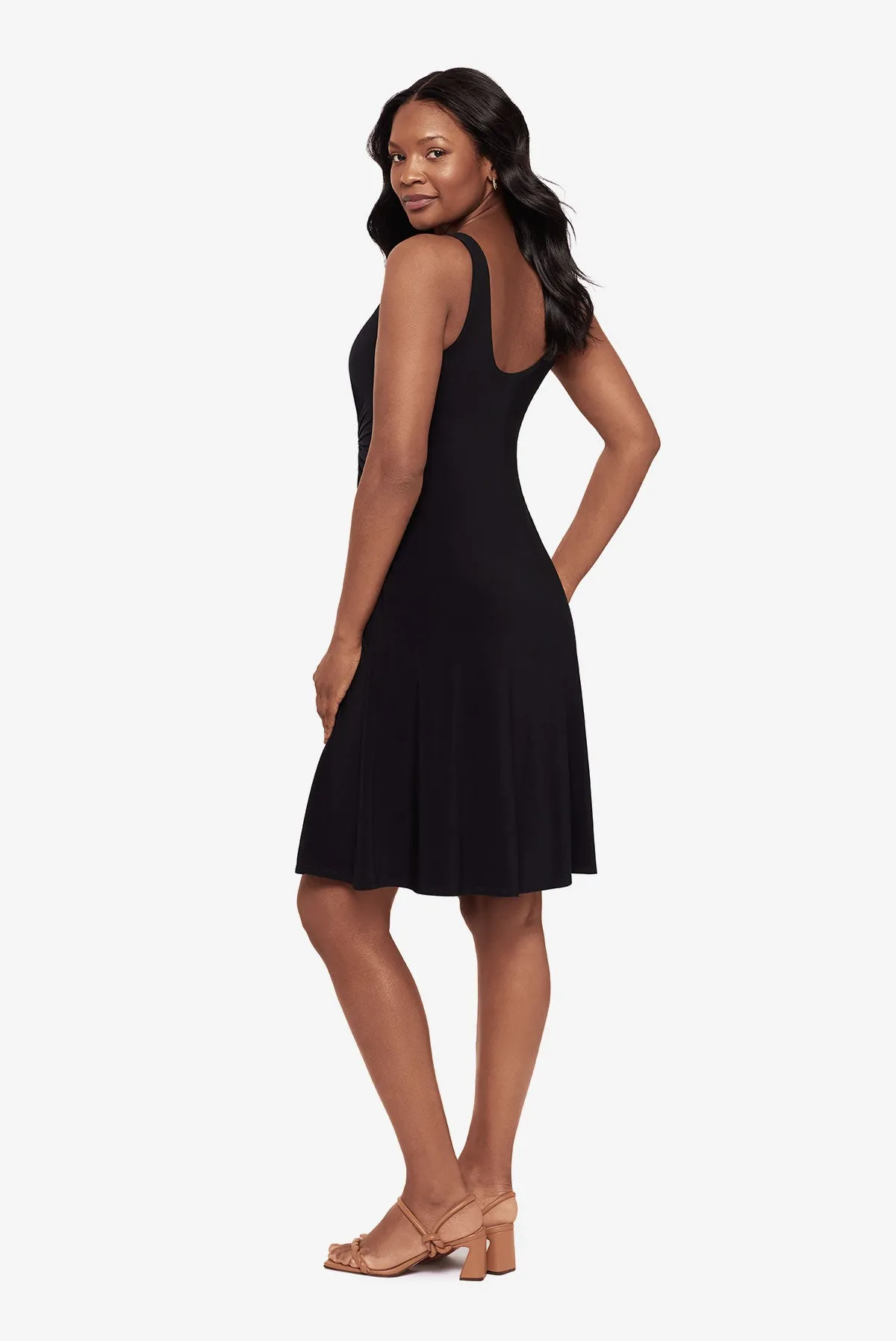 Remi Fit & Flair Shaping Dress in Black sold by Miraclesuit product image thumbnail 3