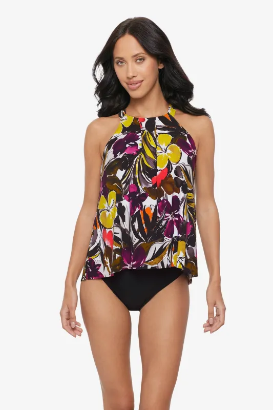 Esme Tankini Top in Hot House sold by Miraclesuit