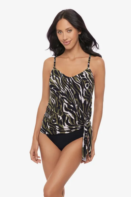 Alex Tankini Top in Safari Sands sold by Miraclesuit