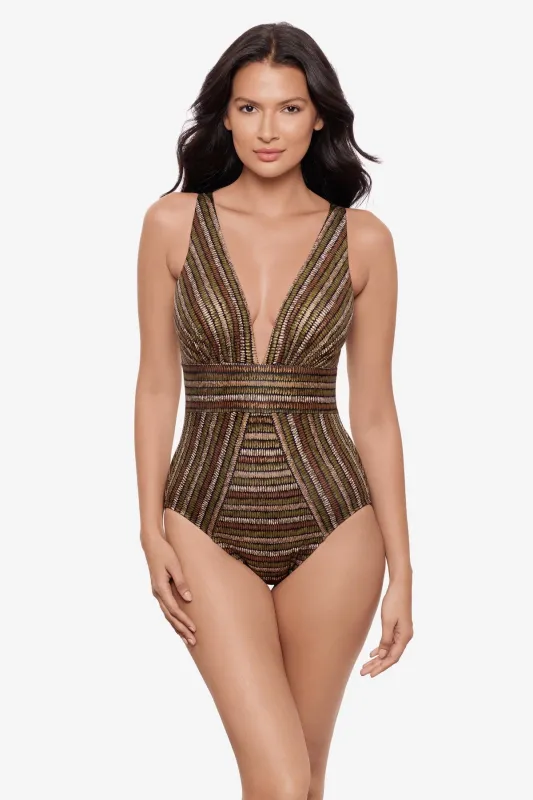 Odyssey One Piece in Sparkle Sands sold by Miraclesuit