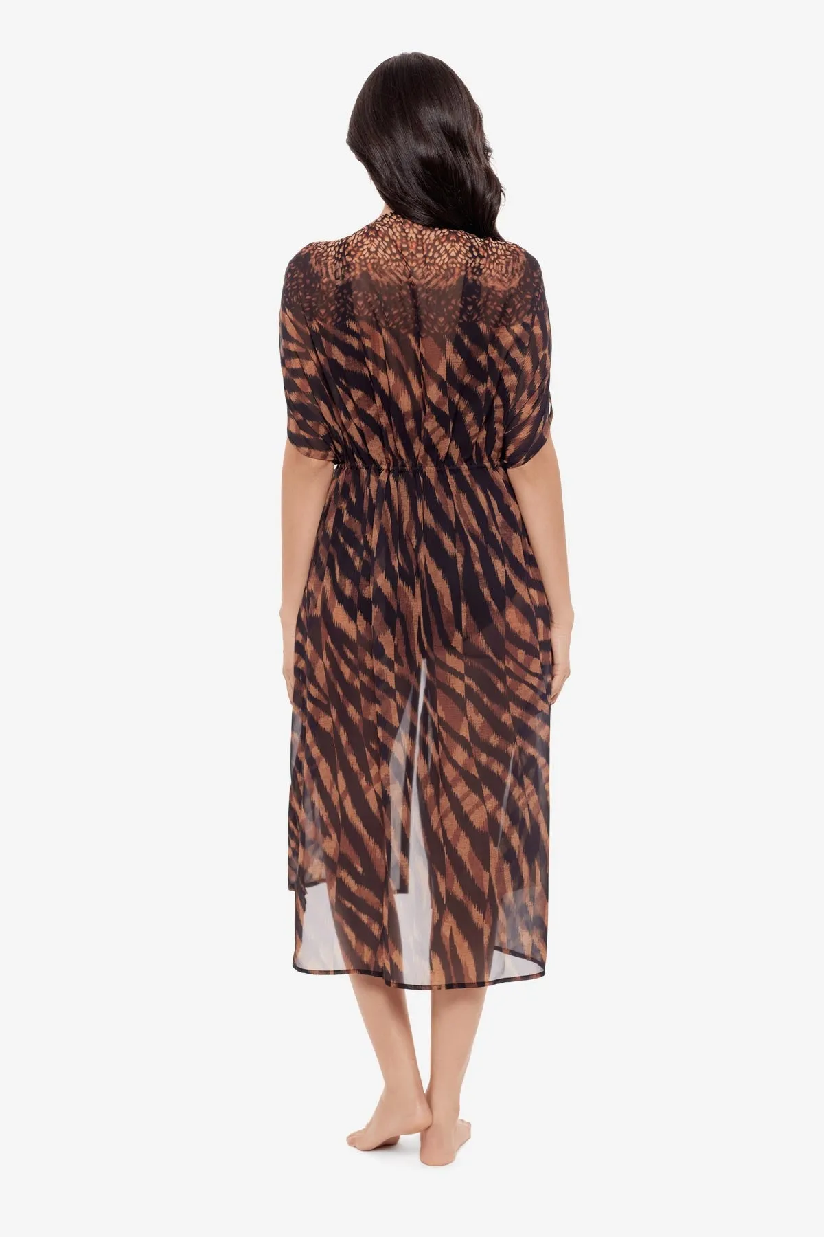 Beaded Kimono Cover Up in Raya De Safari sold by Miraclesuit product image thumbnail 5