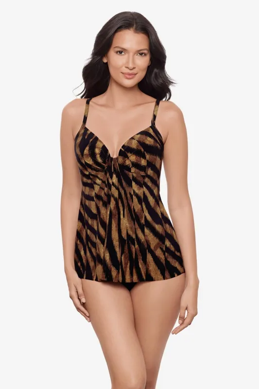 Marina Tankini Top in Raya De Safari sold by Miraclesuit