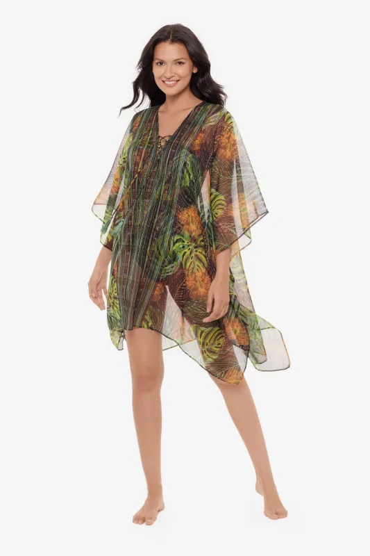 Caftan Cover Up in Sunset Islet sold by Miraclesuit