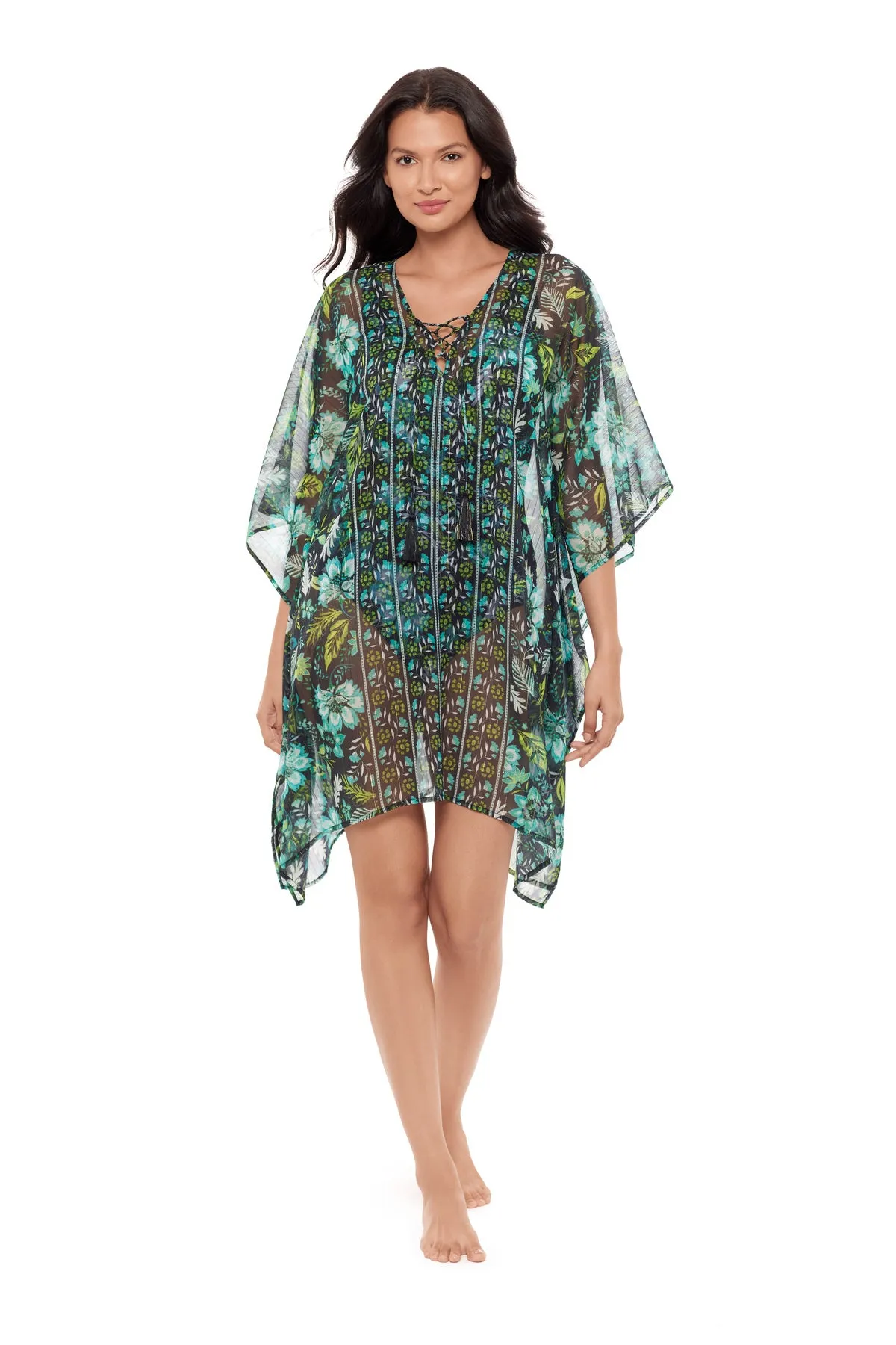 Caftan Cover Up in Florica sold by Miraclesuit